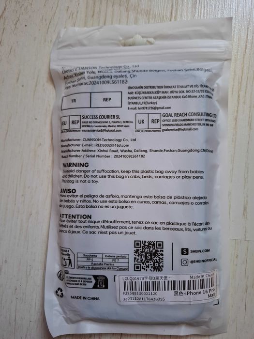 Husă IPhone 16 Pro Max - neagră