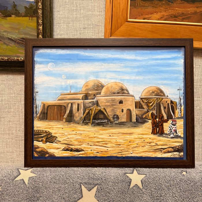 Картина масляной пастелью