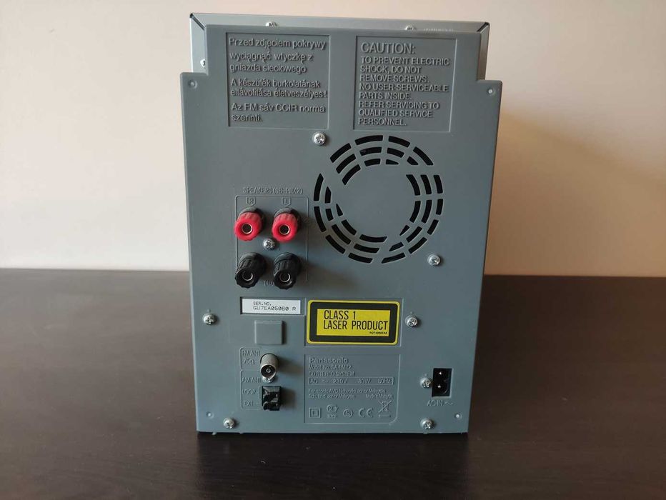 Микро стерео система Panasonic SA-PMX2, MP3/USB и AUX входове, 2 x 40W