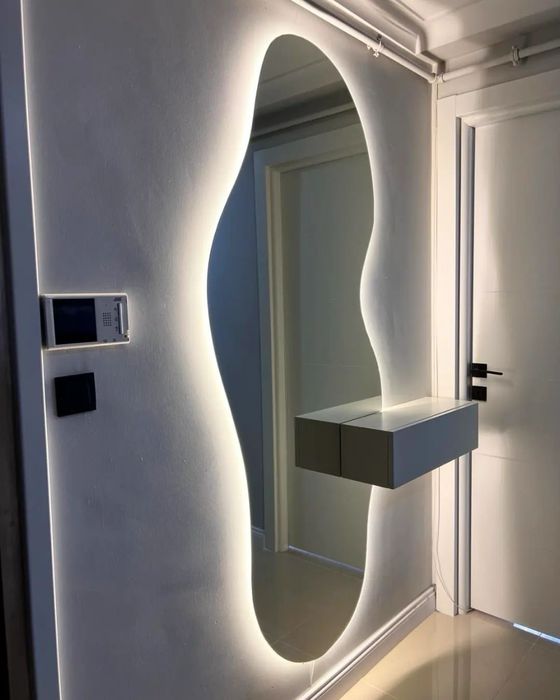 Зеркало на заказ, зеркало с подсветкой