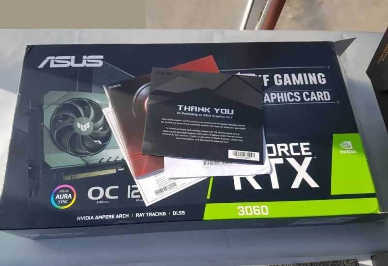 видеокарта ASUS TUF Gaming GeForce RTX™ 3060 OC Edition 12GB