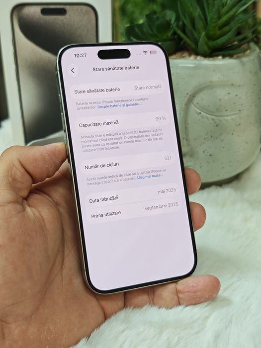 iPhone 15 Pro 1 TB 90% Baterie