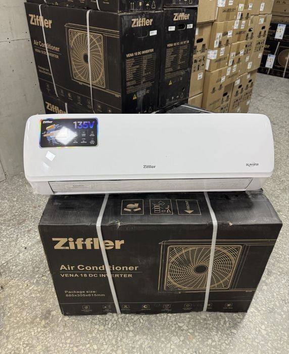 Кондиционер ZIFFLER 18 Invertor PTC TEN Golden Fin