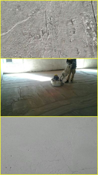 Шлифовка бетонного пола.Beton zaminni silliqlash .Снятие старой краски