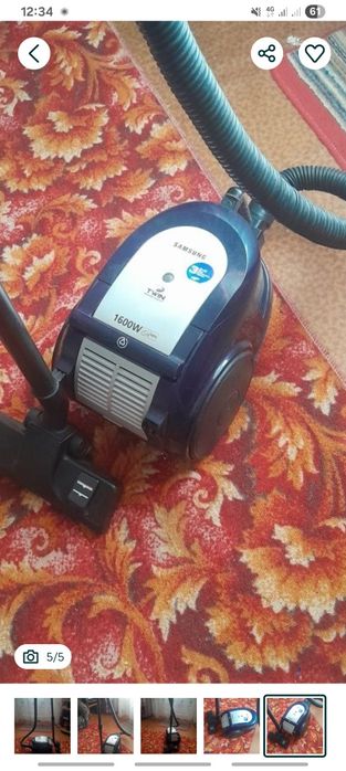 Пылесос Samsung в отличном состоянии