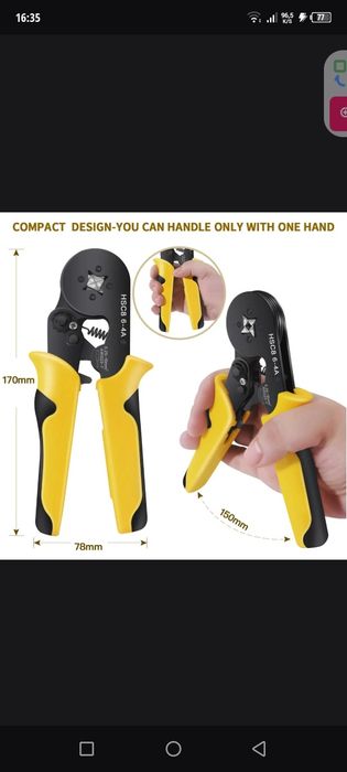 Обжимный инструмент плоскогубцы