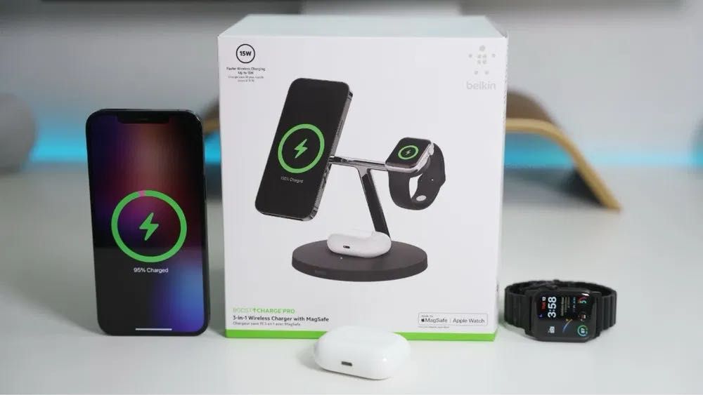 Belkin BoostCharge 3 in 1 MagSafe (оптом)