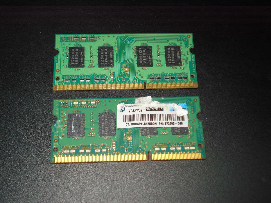 memorie ram samsung so-dim laptop 4gb 2x 2gb 1rx8 pc3 10600s 1333mhz