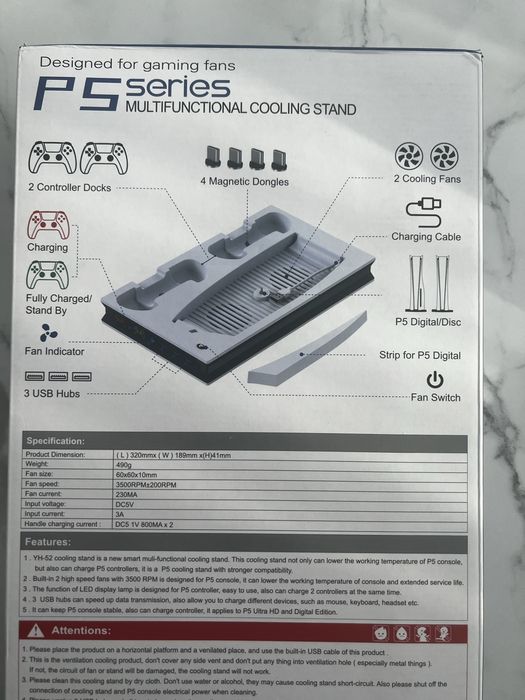 Ps 5 Statie de incarcare si racire