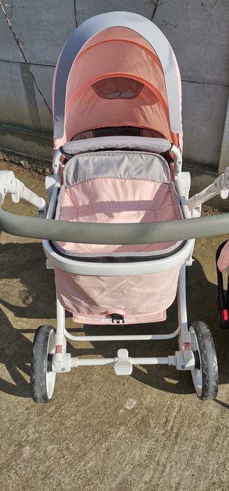 Vand Carucior fete Visoli Pink 3 in 1