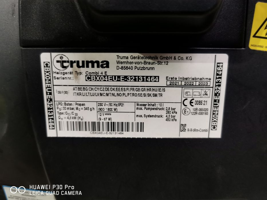 Centrala Truma Combi 4E