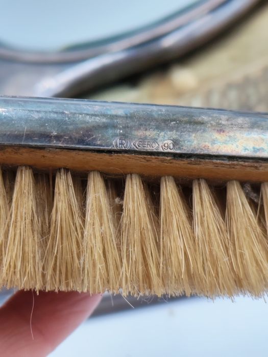 GERO 90GERO 90, Антикварен дълбоко посребрен комплект арт деко