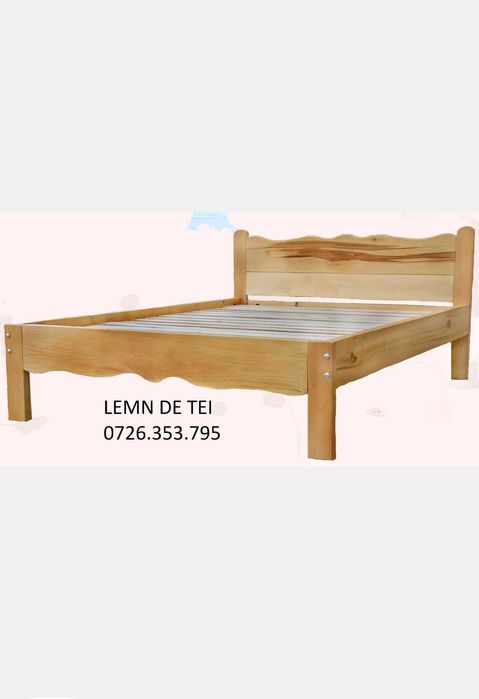 Pat din lemn la comanda