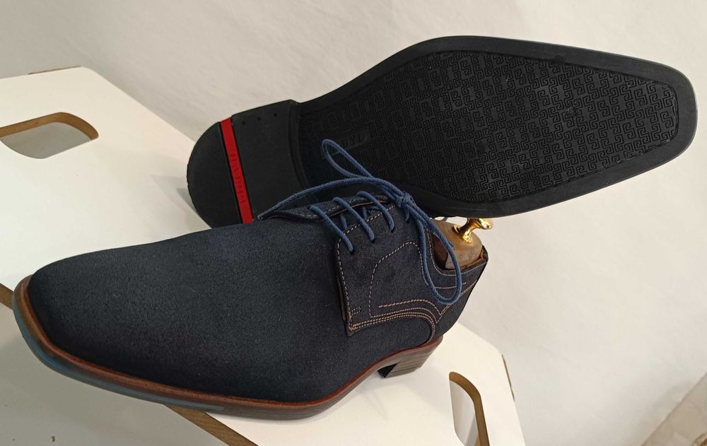 Pantofi derby plain toe 43 premium LLOYD NOI piele naturala moale