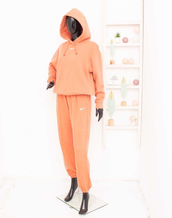Nike Essential Clctn Fleece оригинален дамски спортен екип суичър + панталон XS