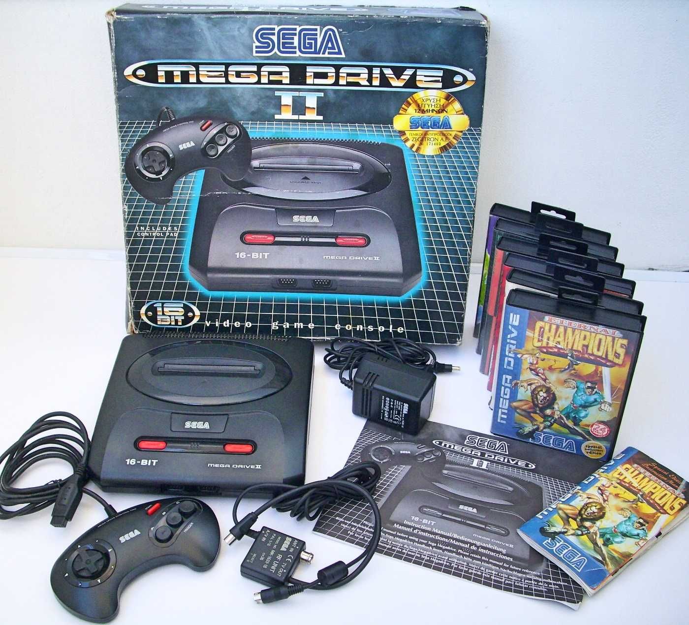 Конзола SEGA Mega Drive II 16-bit оригинал комплект с игри гр. София Надежда 3 • OLX.bg
