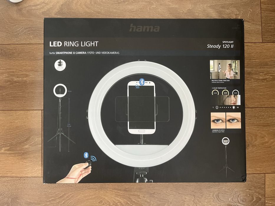 Трипод с LED светлина Hama SpotLight Steady 120