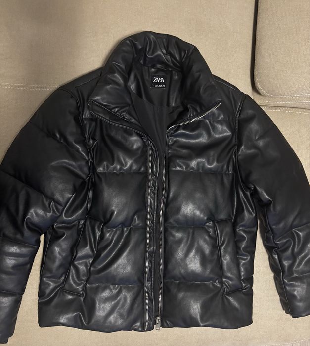 Geaca Zara iarna piele ecologica