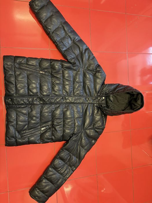 Geaca Milestone barbateasca piele 56