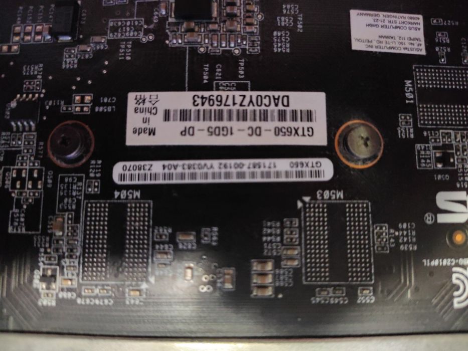 Placa video asus gtx 650