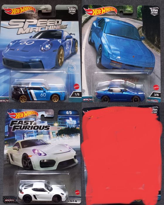 Hot Wheels Premium-Nissan & BMW pack - колички 1/64