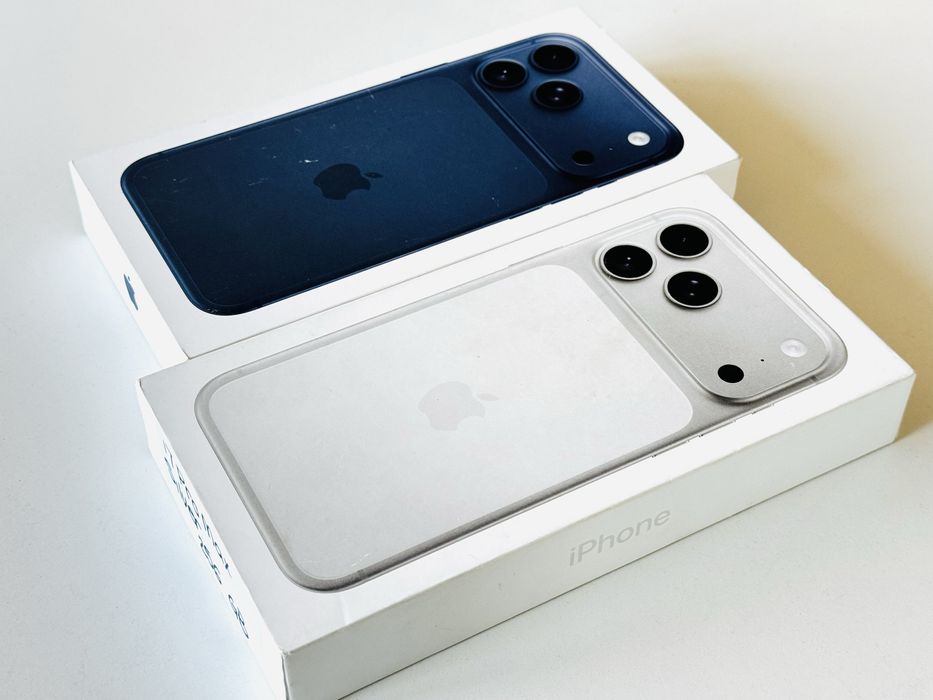 НОВИ! Iphone 17 Pro Max 256GB Silver Blue Гаранция 1 година