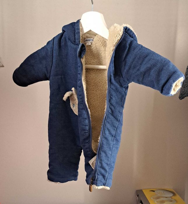 Памучен космонавт за новородено