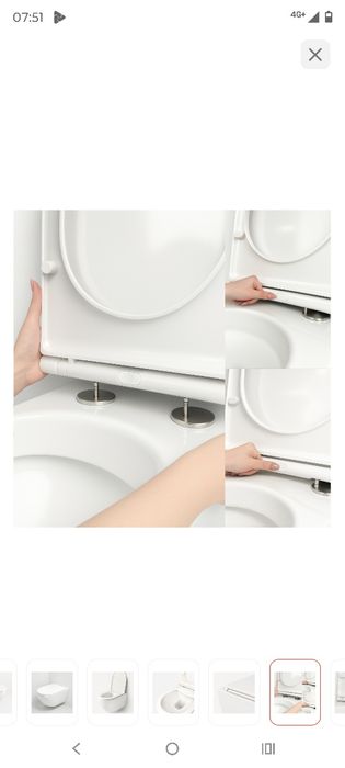 Crapper&Co унитаз Q-The Classic Long 7003, санфарфор