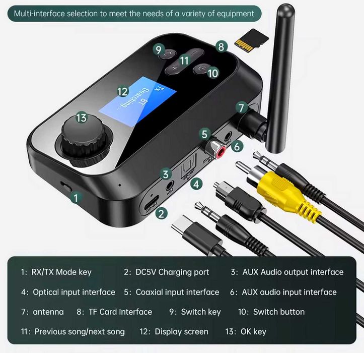 Adaptor receptor audio bluetooth 2 modele