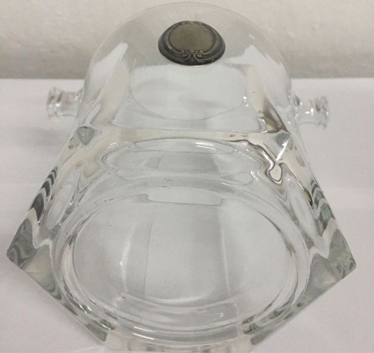 Frapieră din cristal și argint vintage