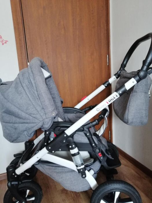 Бебешка количка 5in1 - Vogue moonstone nio-два чифта гуми и две рами