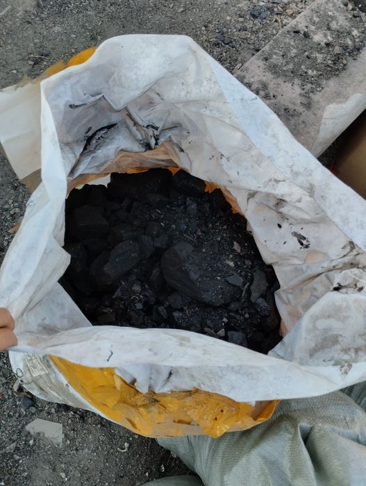 Шибаркуль в мешках