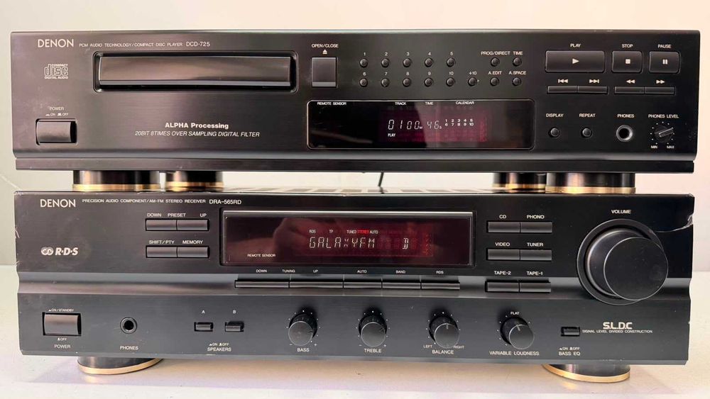 Amplificator Denon DRA-565RD RDS + CD DCD-725 Linie Audio Receiver Stereo Amplificare