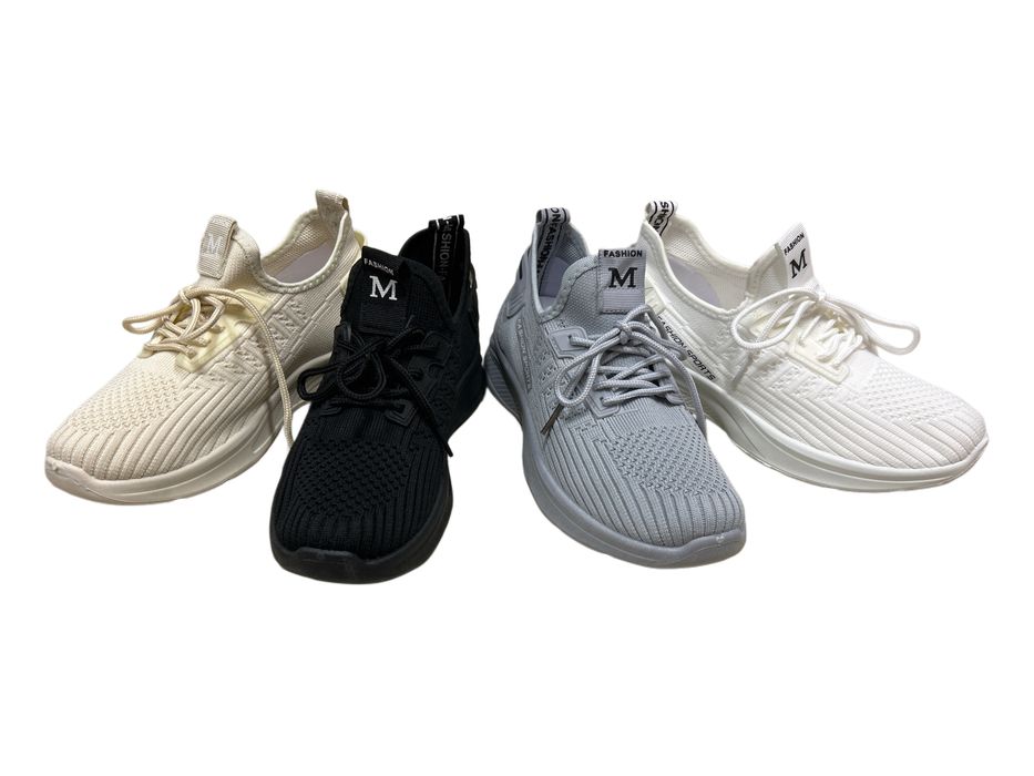 Дамски маратонки от текстил тип чорап