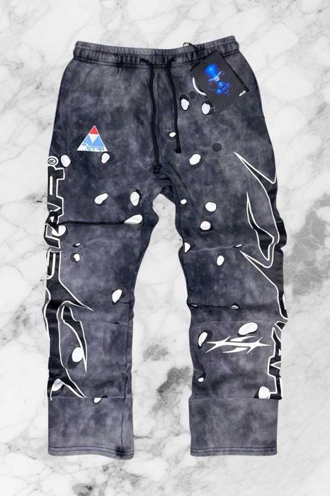 Hellstar Studio All Guts No Glory Sweatpants|Grey| Size M