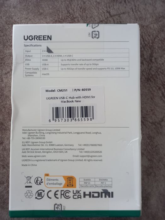 Adaptor multifunctional 5 in 1