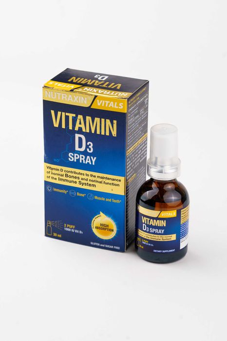 Nutraxin Vitamin D3 K2 spreyi, 30 ml