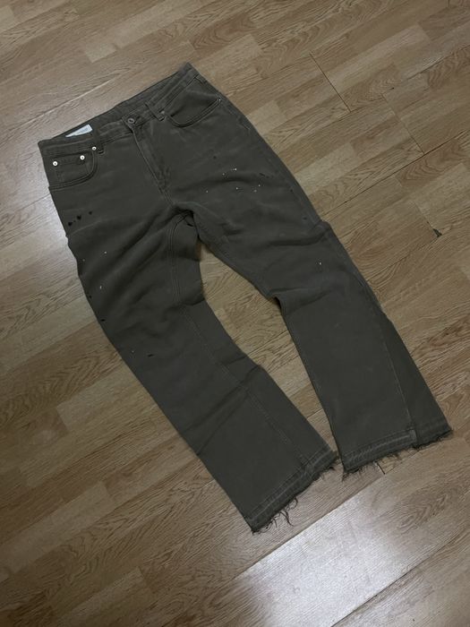 Zara Flared Jeans Khaki