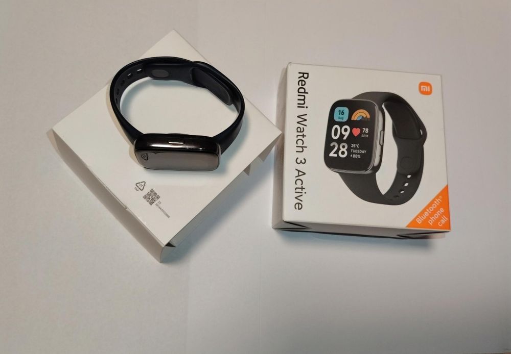 Smartwatch Redmi Watch 3 Active, Black + cutie originala