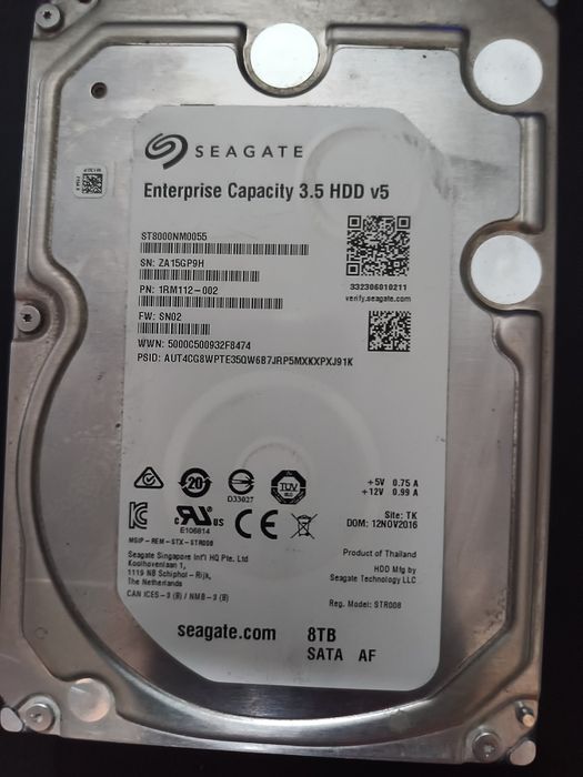 Жёсткий диск Seagate 1tb, 2tb, 8tb