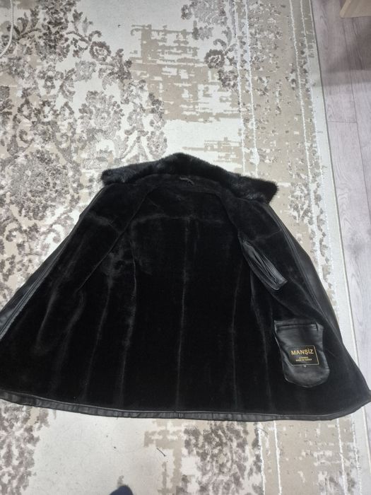 Мужская кожанная дубленка