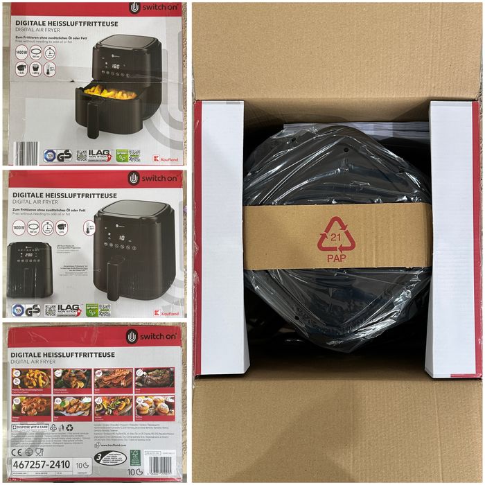 Air Fryer Switch On 2.4L / 1400W – чисто нов