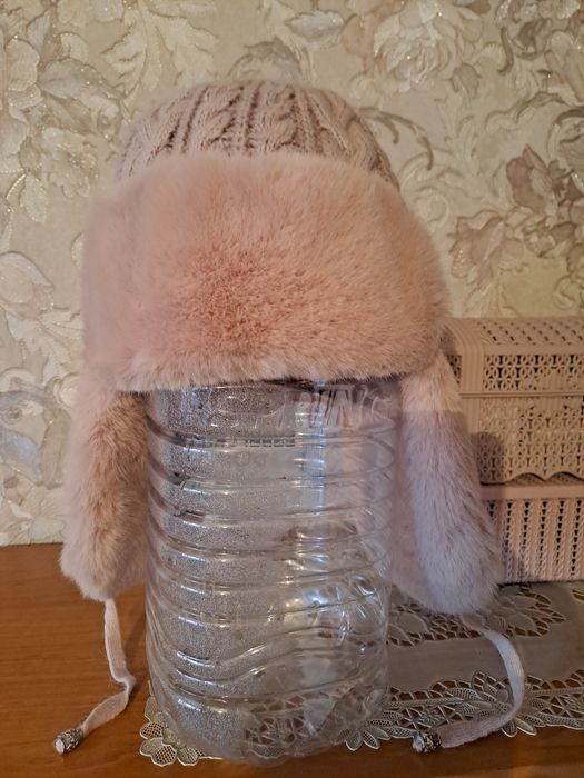 Наборы шапки манишка   капор ангора