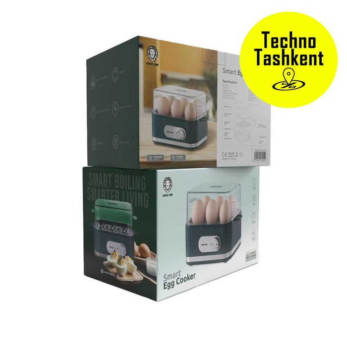 Яйцеварка Green Lion, вместимость 6 яйца, 400W, 230 Вт, компактный