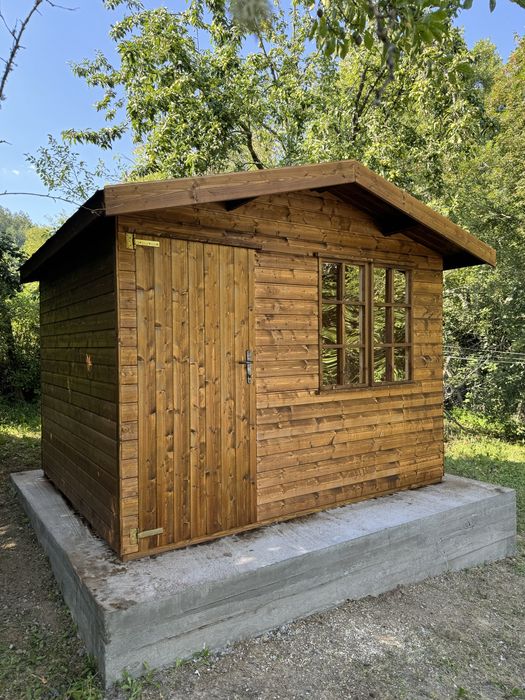 Барака за инструменти, къща за инструменти, градинска къща