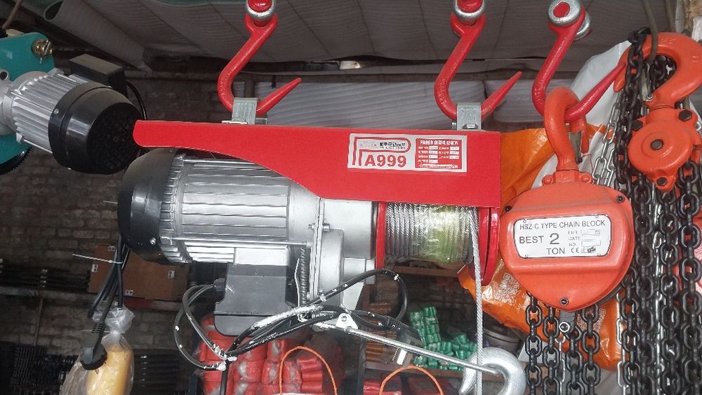 Ручной  тал  электричиский телфир шкиф  дарвоза роликлари сотилади