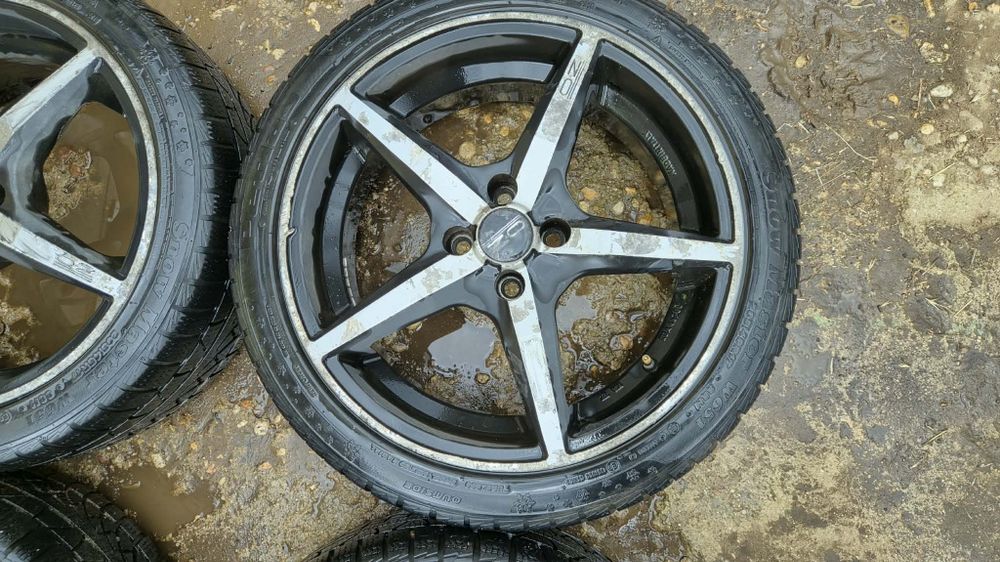 Джанти 4х100 OZ RACING CANOVA Gloss black/ polished