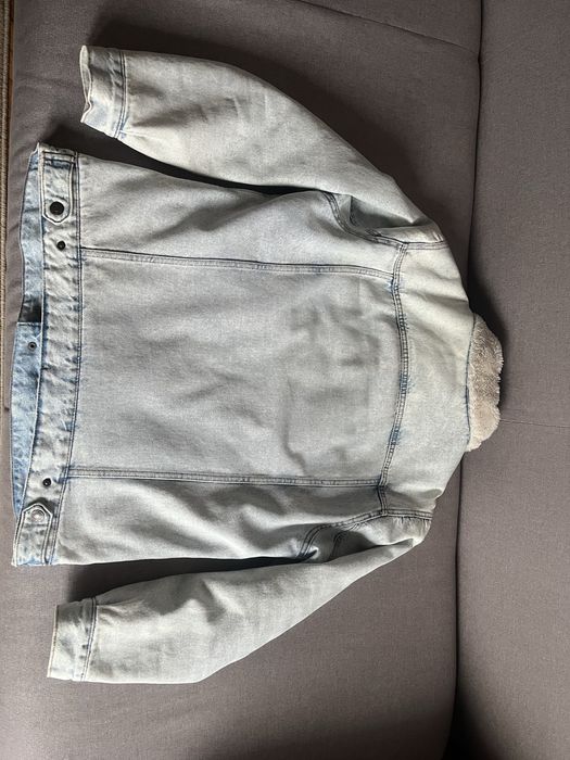 Geaca de blugi imblanita Pull & Bear