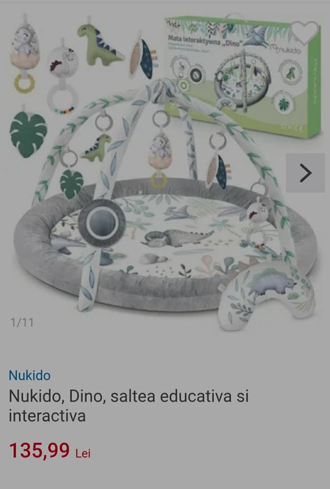 Saltea activități bebe