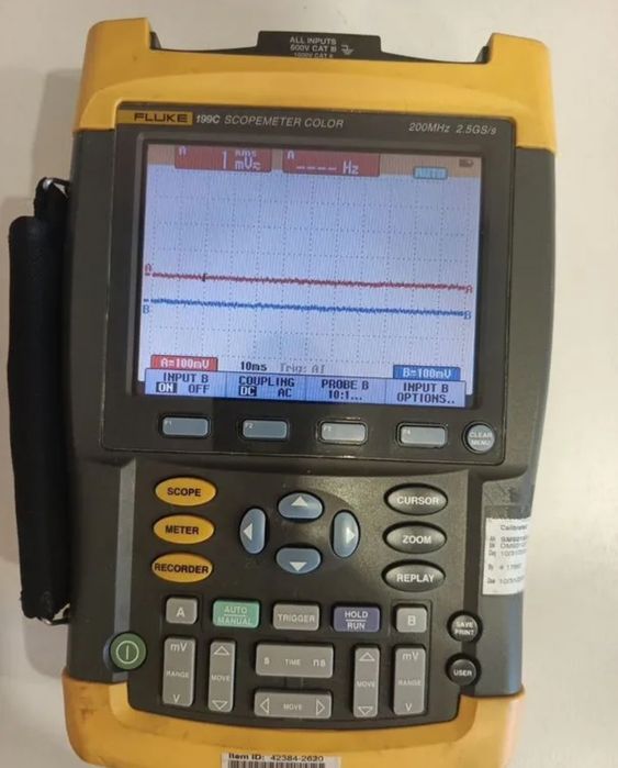 Fluke 199c осциллограф